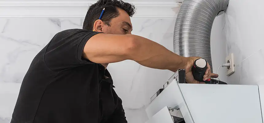 Precision In-wall Dryer Vent Cleaning & Rerouting Corrections in Chino Hills, CA